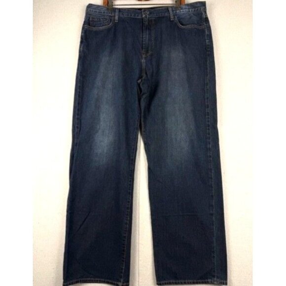 Lucky Brand 181 Relaxed Straight Men's Jeans Blue Denim Size 40x32 - Picture 1 of 13